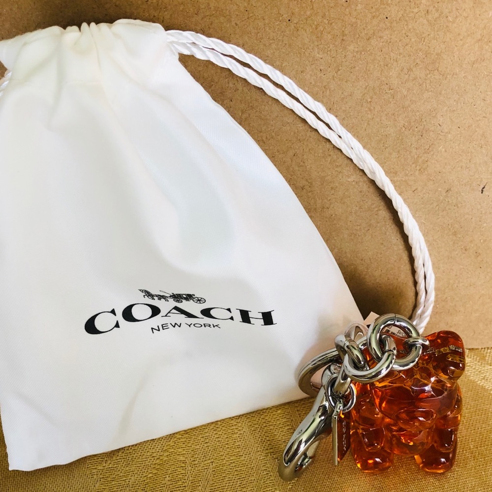 Coach Vandal Gummy Bear Keychain Bag Charm NWT - Picture 4 of 7